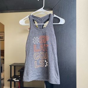 Grey Orangetheory #Splatgoals tank top
